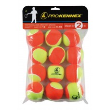 Мяч теннисный Pro Kennex STAGE 2 Yellow/Red (12 шт)